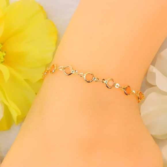 Minimalist Anklet, Sleek & Modern Design, Women’s Fashion, YC110431-A - Picture 10 of 10